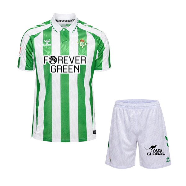 Camiseta Real Betis 1ª All Sponsors Niño 2024/25